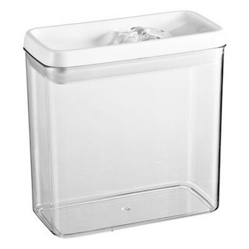 Felli Flip Tite Acrylic Food Storage Rectangular Canister, 91 oz.