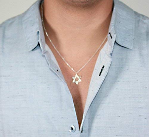 Star of David Necklace, 925 Sterling 
