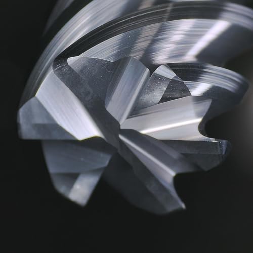 Image of Tools Carbide End Mills,6 Flute Square Milling Cutter,High Helix Angle for High Hardness Steel Finshing Milling Processing - 1 /4 Shank (1 /4-3.5 inch 1PCS)
