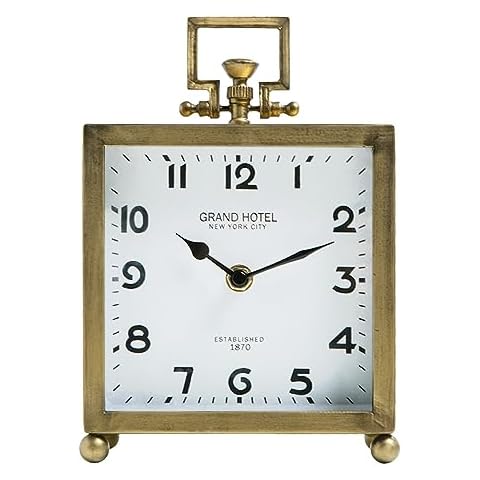 NIKKY HOME Metal Table Clock Cover