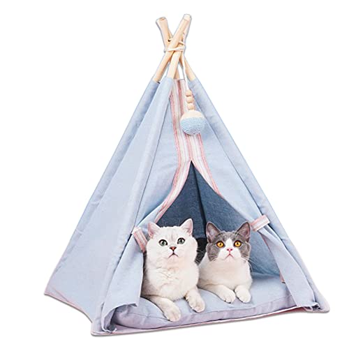 Tenda De Tenda Para Cães Pequenos E Gatos, Tenda Para Gatos Com Almofada Espessa Removível Para Inte