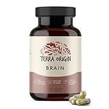 Terra Origin, Healthy Brain Supplement, Capsules, 30 Servings, with CDP Choline, Ginkgo Biloba Extract, and Bacopa - for Healthy Mind, Improves Memory, Recall and Function