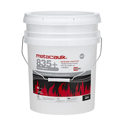 RectorSeal Metacaulk 835+ 66019 Sellador de Silicona, Aplicación Fácil, Retardante de Fuego, 5 Galones miniatura 1