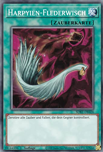 SDBT-DE026 - Harpyien-Flederwisch - Common - Deutsch - 1. Auflage - mit Versandschutz - Structure Deck: Beware of Traptrix - Yu-Gi-Oh