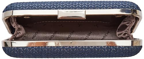 Image of Mochi Women Blue Framed Clutch Bag | Ladies Purse Wallet (38-8368)