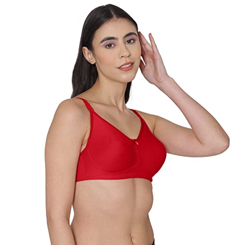 Image of Tweens - Non Padded Bra - Cotton Rich Fabric - Spacer Cups - Full Coverage, Multiway Straps, Wirefree, Seamless T-Shirt Bra