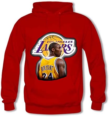 LBJY Fashion Kids Kobe Bryant classic Cotton Hoodie Sweatshirt Large/9Y-10Y Red