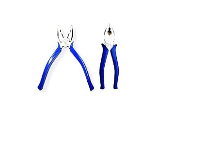 Sky Blue Enterprises Multipurpose Professional Home & Office Used Hand Tools Kit Plier Combo Set (2 Piece) ATC-019
