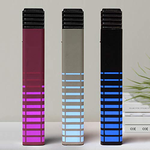Microphone Xinjin Mikrofon Drahtloses Mikrofon Mit Blinkenden Lichtern Tragbarer Haltegriff Mikrofon Lautsprecher für… – Bild 8