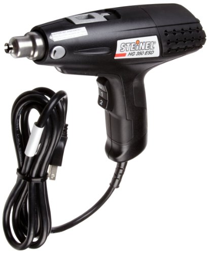 Limited Stock Steinel Precision Hot Air Tool HG 350 ESD, with optimum temperature of 750° F, airflow for electronic applications, Integrated LED Light, Compact and lightweight construction, Built-in security hanger for overhead suspension, 34735 Crazy Deals Steinel Precision Hot Air Tool HG 350 ESD, with optimum temperature of 750° F, airflow for electronic applications, Integrated LED Light, Compact and lightweight construction, Built-in security hanger for overhead suspension, 34735