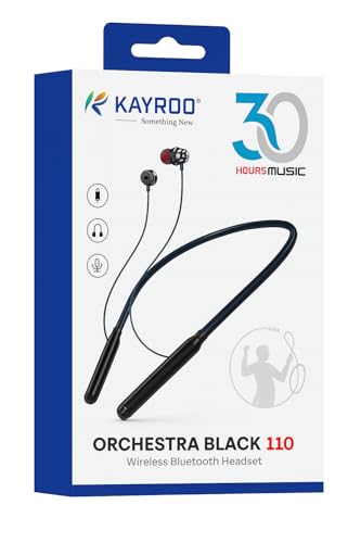 Image of Wireless Bluetooth Neckband with Bluetooth 5.3, 30 Hours Playtime, Deep Bass Audio, Type-C Fast Charging, Comfortable Magnetic Earbuds