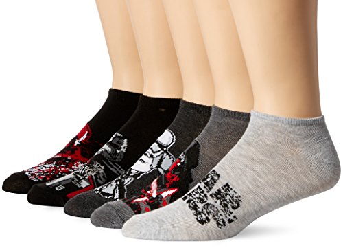 Star Wars Herren Klassische 5er-Pack No Show Lässige Socken, Black Prime, 43-47 EU (8er