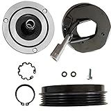 Saihisday A/C Compressor Clutch Kit for 15-4709 Replacement for GM LQ4 Parts Air Conditioning Compressor Clutch Kit with Clutch, Coil, and Pulley