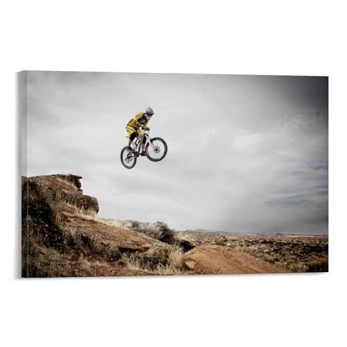 �}�E���e���o�C�N�̃|�X�^�[ �|�X�^�[ �A�[�g�p�l�� �L�����o�X �ǃA�[�g ���_���������� �ŉ� �ǂ̊G �C���e���A �z�[���A�[�g���[�N12x18inch(30x45cm) Frame-style