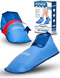 ICEHOF Kühlsocken (1 Paar) Sanfter Stoff – Kühl-Schuhe mit Gel Kältetherapie für Füße Zehen bei Chemo-Therapie Rheuma Eis-Socken Chemo – OneSize Unisex