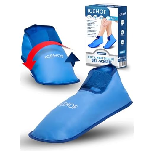 ICEHOF Kühlsocken (1 Paar) Sanfter Stoff – Kühl-Schuhe mit Gel Kältetherapie für Füße Zehen bei Chemo-Therapie Rheuma Eis-Socken Chemo – OneSize Unisex