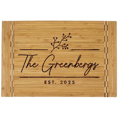 Tabla de cortar rectangular personalizada de bambú miniatura 1