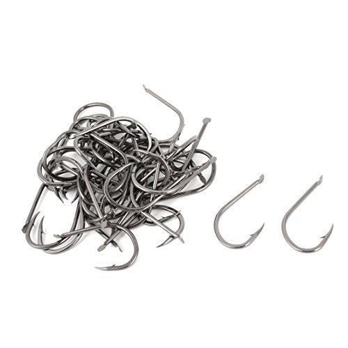 Buy Fishing Tackle Sharp Barb Eyeless Fishhook Hook 15 50pcs Online at