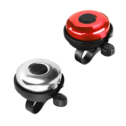 Classic Bike Bell, Aluminum Bicycle Bell, Loud Black-Right Hand Use-1 pack - Picture 134 of 253