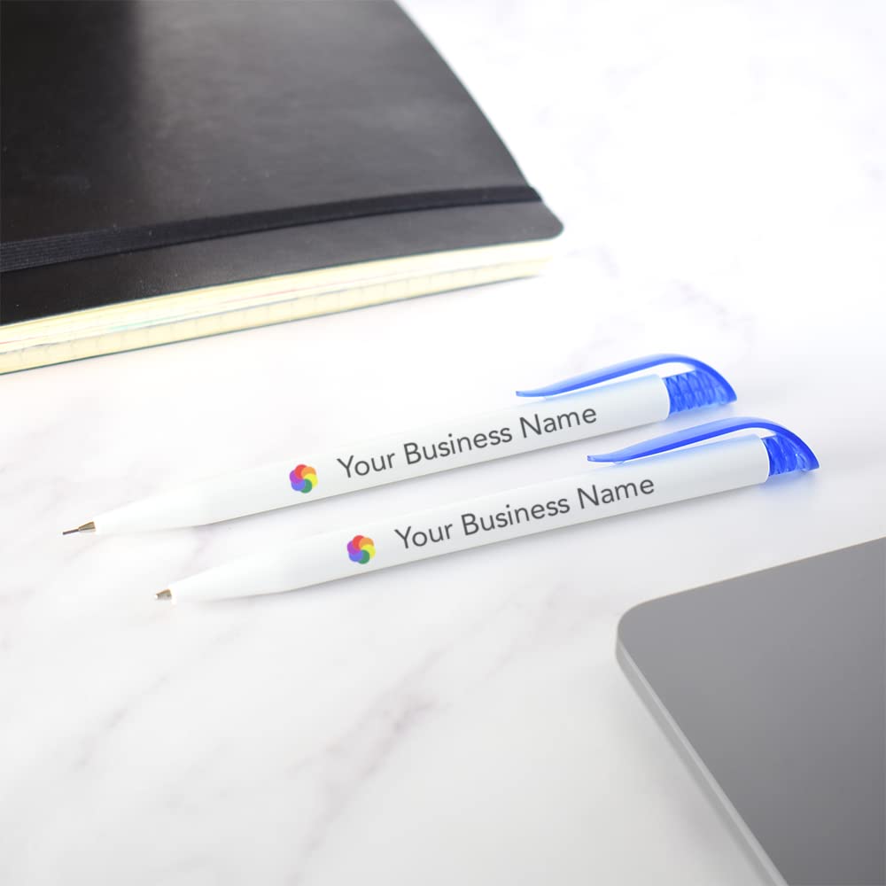 stika.co Bedrucktes Harrier Nouveau Stift- und Bleistift-Set mit Schutztasche (40 Stück)