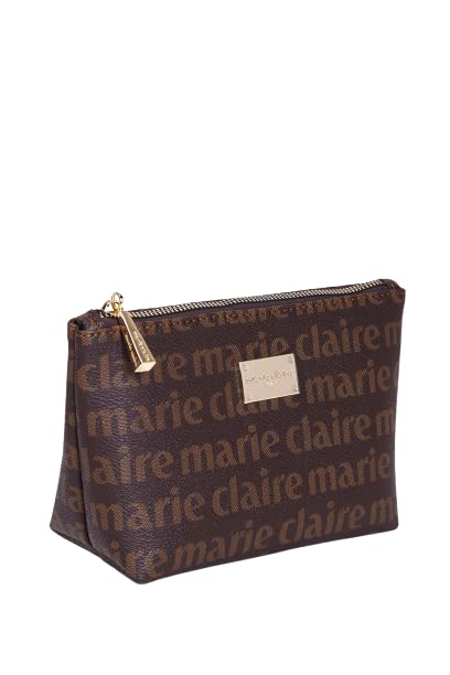 Brown Women's Makeup Bag Carol Makeup Organizer Cosmetic Portable Artist Storage Carry Pouch Light Weight