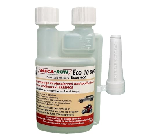 MECA-RUN ECO 10000 Essence 250ml Additif pour Carburant