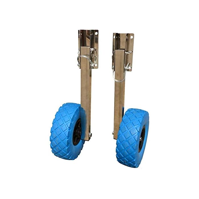 Buy ROMYIX Launching Wheels, 10'' x 3'' Easy Transom Launching Wheels