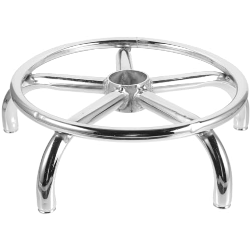 Base giratoria metálica de 35 cm para silla de oficina de aluminio 2