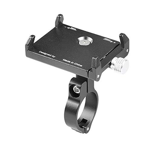 Porta Cellulare Telefono Bici con Blocco Automatico Professionale per Bicicletta per MotoNero