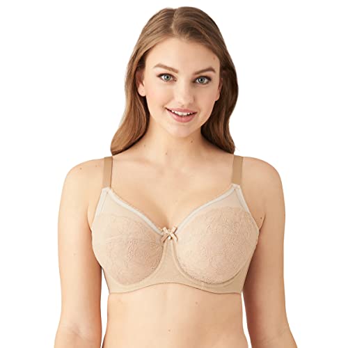 Wacoal womens Retro Chic Full Figure Underwire bras, Toast, 40C US Wacoal womens Retro Chic Full Figure Underwire bras, Toast, 40C US