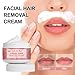 OUHOE Facial Hair Removal Cream for Women & Men, Painless Facial Hair Remover for Sensitive Skin, Long Lasting Ouhoe Facial Hair Removal Cream, Chin & Upper Lip, Instant Smooth Results (1pc)