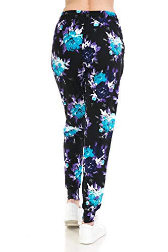 Image of Leggings Depot Premium Jogger Women's Popular Print High Waist Track Pants(S-XL)