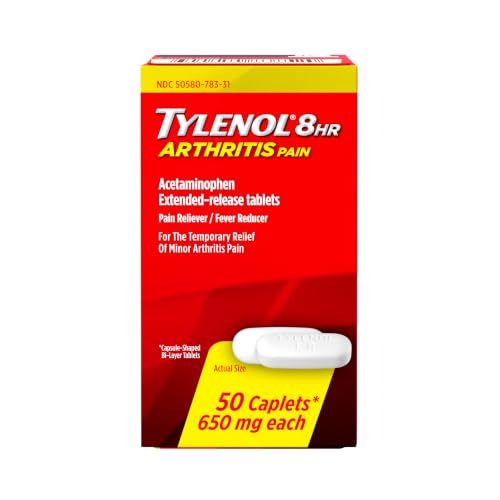 Image of Tylenol 8-Hour Arthritis Pain Relief Tablets, 650 mg Acetaminophen, 50 ct