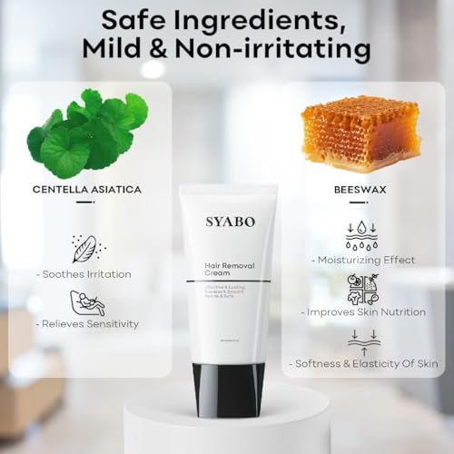 Syabo Hair Removal Cream: Intimate/Private Hair Removal For Women & Men - Painless Depilatory Cream Lotion For Bikini thumb #5