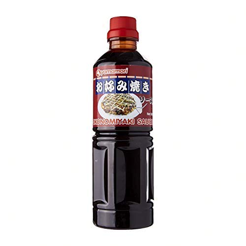 Yamamori Okonomiyaki Sauce 500ml - Sweet & Sour Plus mild Aroma of Ginger & Fish Sauce Make Okonomiyaki More Delicious.