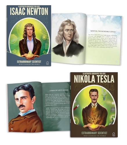Image of Illustrated Biography for Kids: Extraordinary Scientists who Changed the World: Set of 6 Books