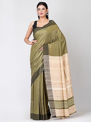rachbai tussar silk saree in tussar silk – image 2