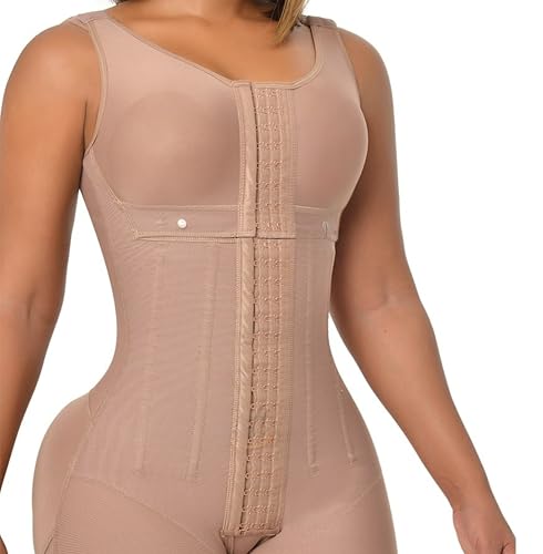Image of Melibelt 3012 Fajas Colombianas Reductoras Y Moldeadoras Shapewear For Women with 7 Rods and Bra