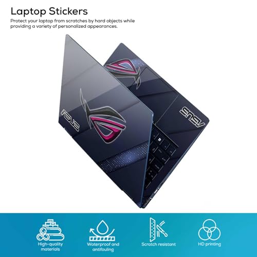 Image of DSGN 157 Full Body Laptop Skin Bubble-Free| Laminated| Removable| HD Quality Sticker for Laptops Upto 15.6 Inches Compatible with Asus