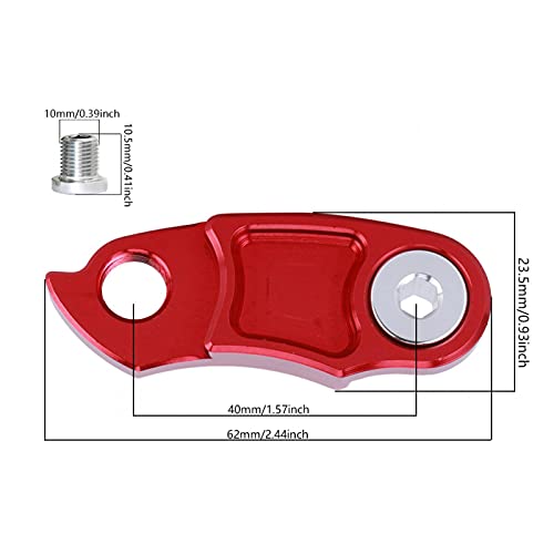 Gancho de desviador traseiro de bicicleta de cor brilhante, Gancho de desviador traseiro de biciclet
