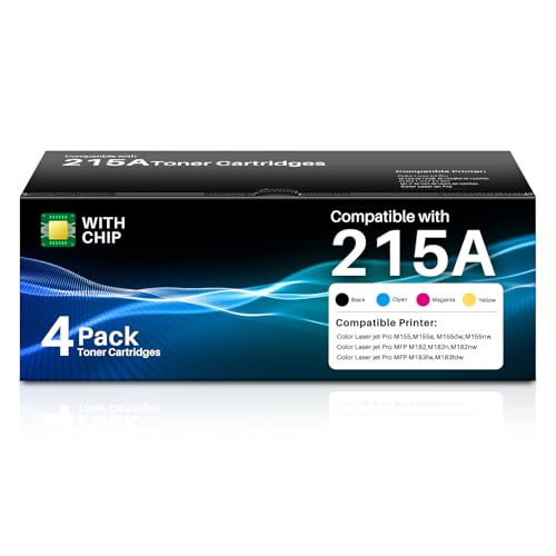 Toner 215A W2310A noir cyan jaune magenta pour imprimante HP Color LaserJet Pro M183fw