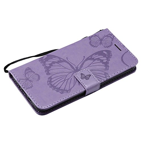 DENDICO Cover Galaxy J7 2016, Pelle Portafoglio