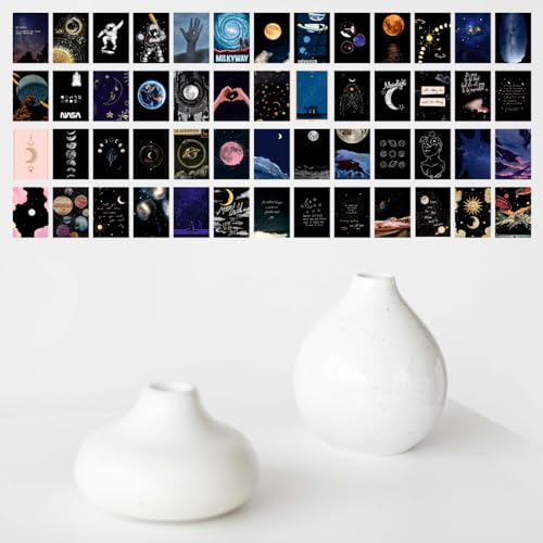 Image of SAW Space Posters - Pack of 54 | 4 x 6 Inches | Aesthetic Wall Art | Living Room, Bedroom, Office