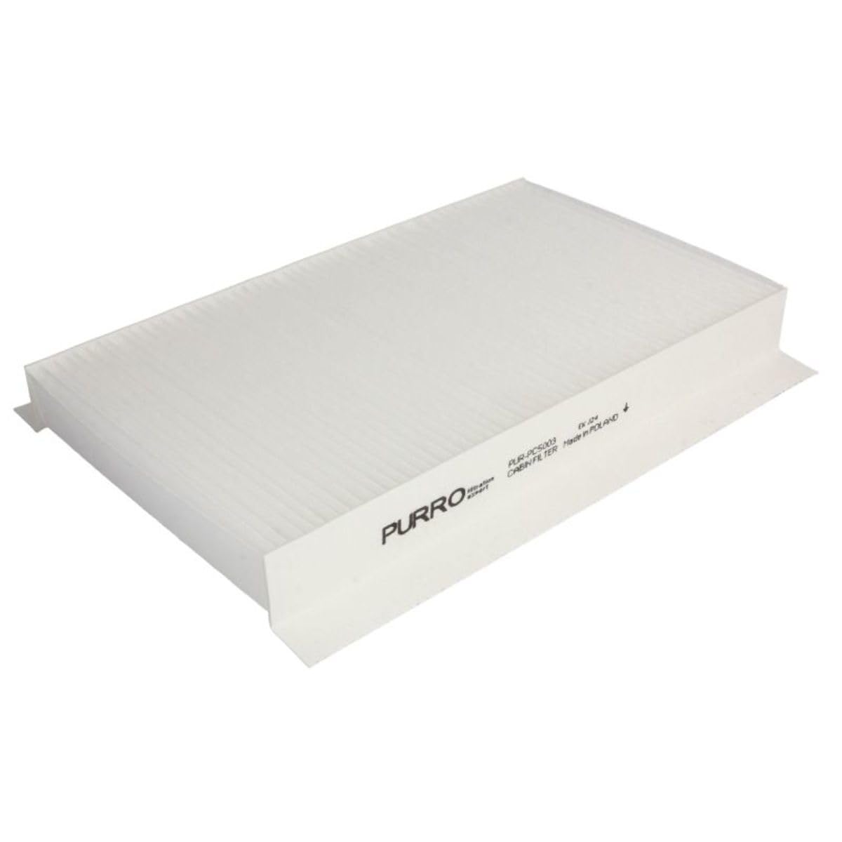 PURRO Filtro de habitáculo PUR-PC5003 Filtro aire fresco Altura: 30 Ancho: 158 Longitud: 270