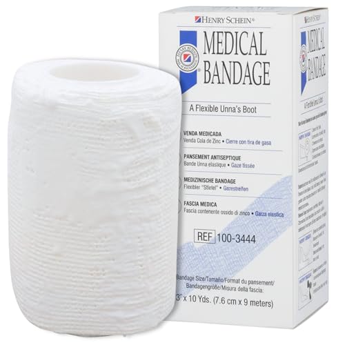 Henry Schein Unna Boot Bandage Zinc Oxide Sterile 3 in x 10 yd 1 Ct