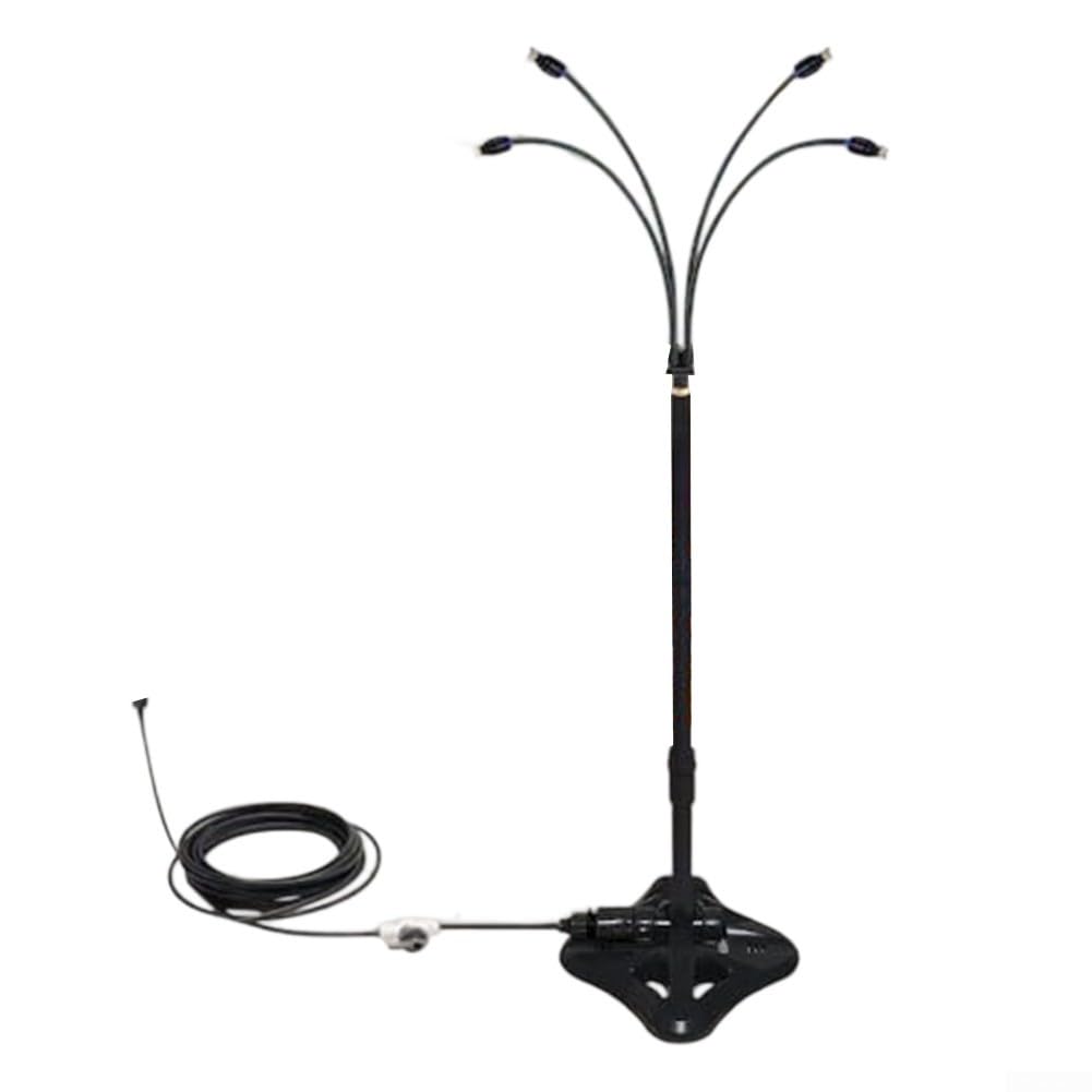 Brumisateurs pour terrasse extérieure, système de refroidissement par brumisation, kit de tuyau d'arrosage portable, hauteur et direction réglables pour jardin, piscine, bronzage cool pour enfants et