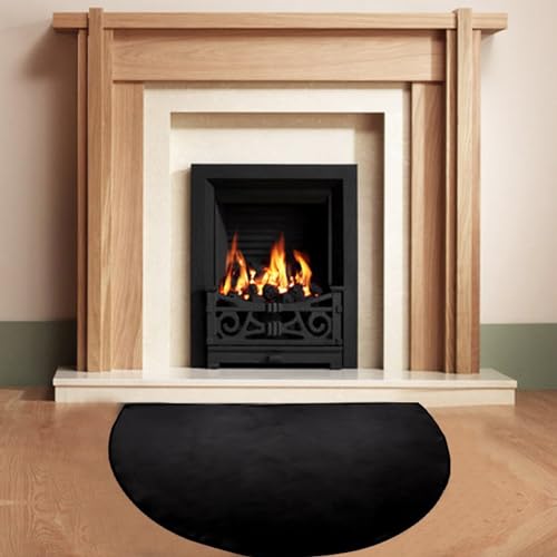 CHSEEO Feuerfeste Kaminmatte, 122 * 76cm Feuerfeste Matte Kamin, Glasfaser Kaminbodenplatte, Funkenschutzplatte Für Kaminofen, Glutschutzmatte zum Schutz von Kaminöfen Im Innenbereich