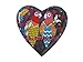 Maxwell & Williams Love Hearts Plato con Forma de Corazón "Love Birds" con Pájaros de Porcelana, 15,5 cm – Rojo