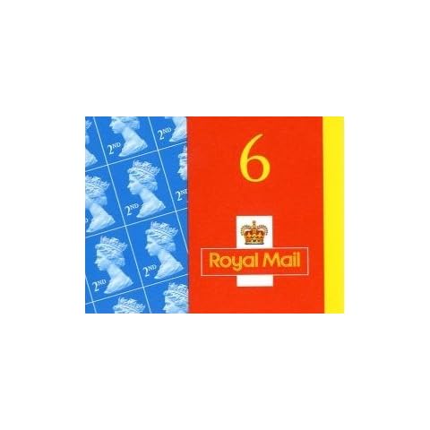 Pack of 6 Second Class Royal Mail Stamps Cover