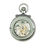 Charles-Hubert-Paris-3869-S-Classic-Collection-Antiqued-Finish-Open-Face-Mechanical-Pocket-Watch